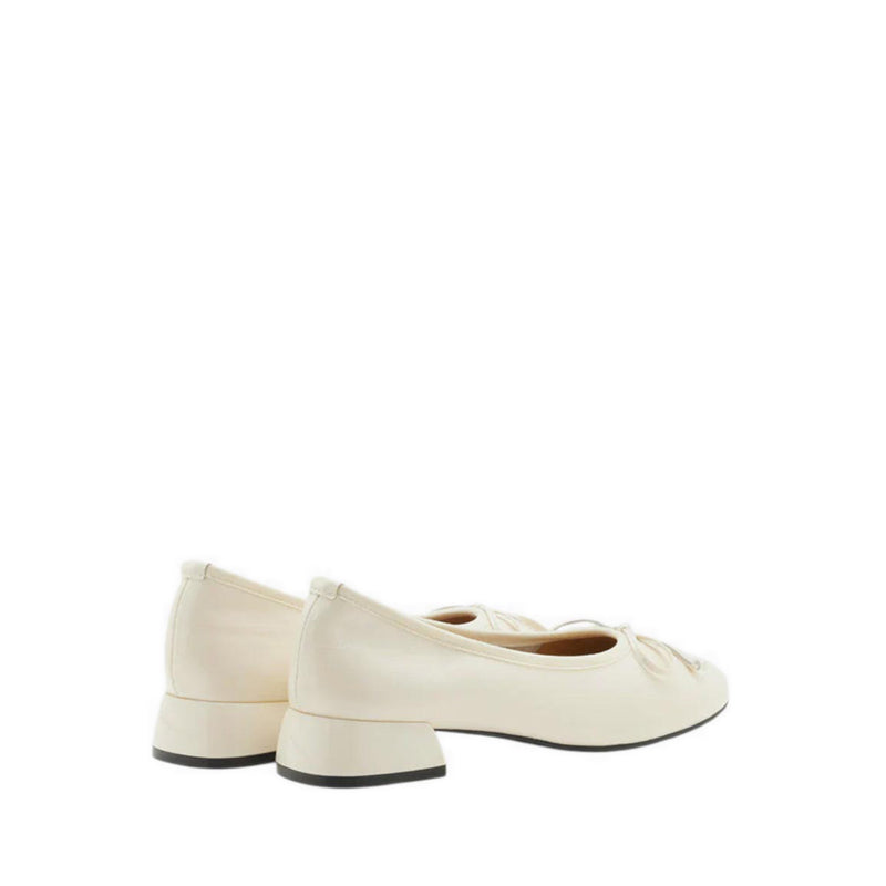 Blaise Bow Ballerina Heels - Beige