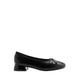 Blaise Bow Ballerina Heels - Black