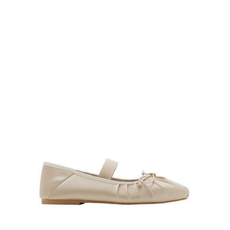 Women's Brivelle Silk Mary Janes - Natural