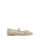 Women's Brivelle Silk Mary Janes - Natural