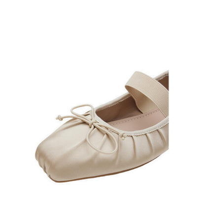 Women's Brivelle Silk Mary Janes - Natural