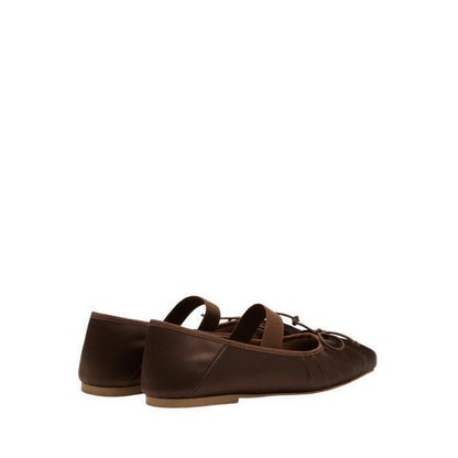 Women's Brivelle Silk Mary Janes - Brown