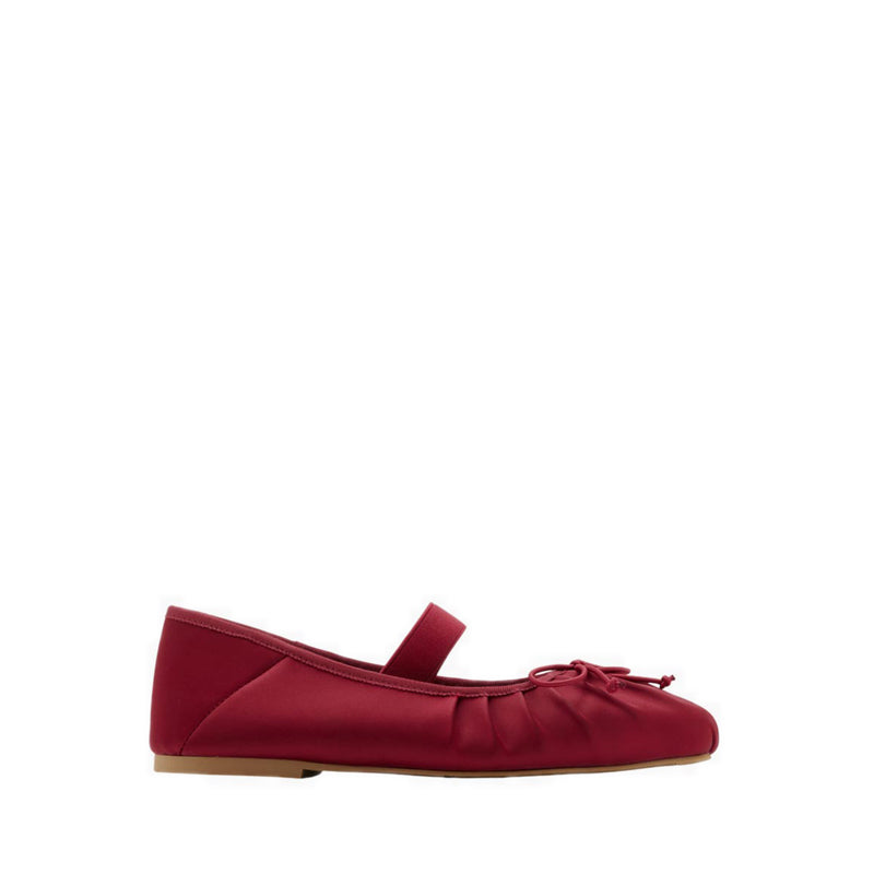 Women's Brivelle Silk Mary Janes - Red