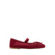 Women's Brivelle Silk Mary Janes - Red
