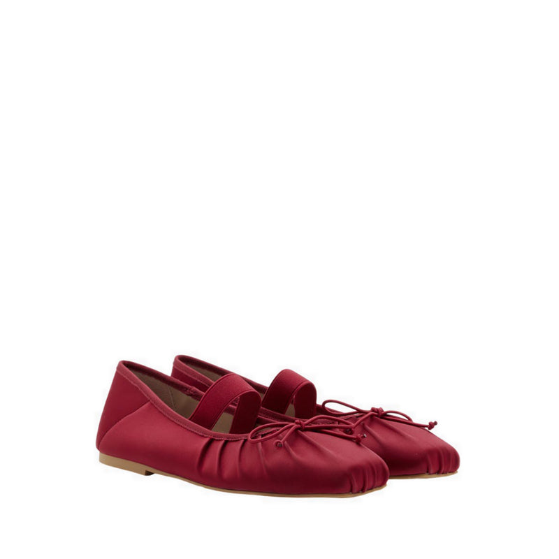 Women's Brivelle Silk Mary Janes - Red