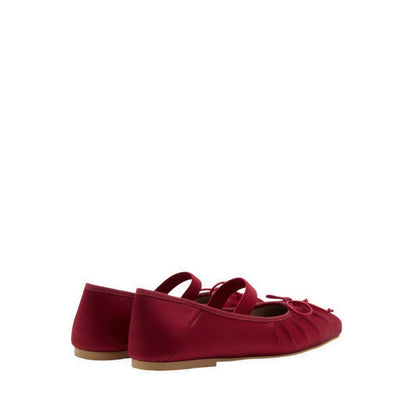 Women's Brivelle Silk Mary Janes - Red