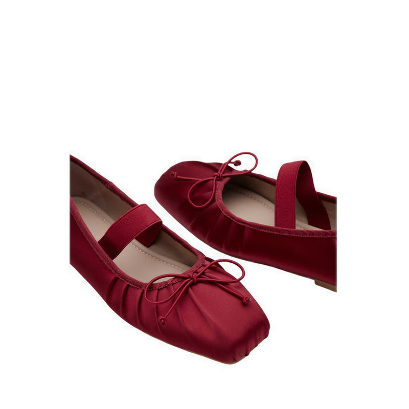 Women's Brivelle Silk Mary Janes - Red