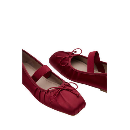 Women's Brivelle Silk Mary Janes - Red