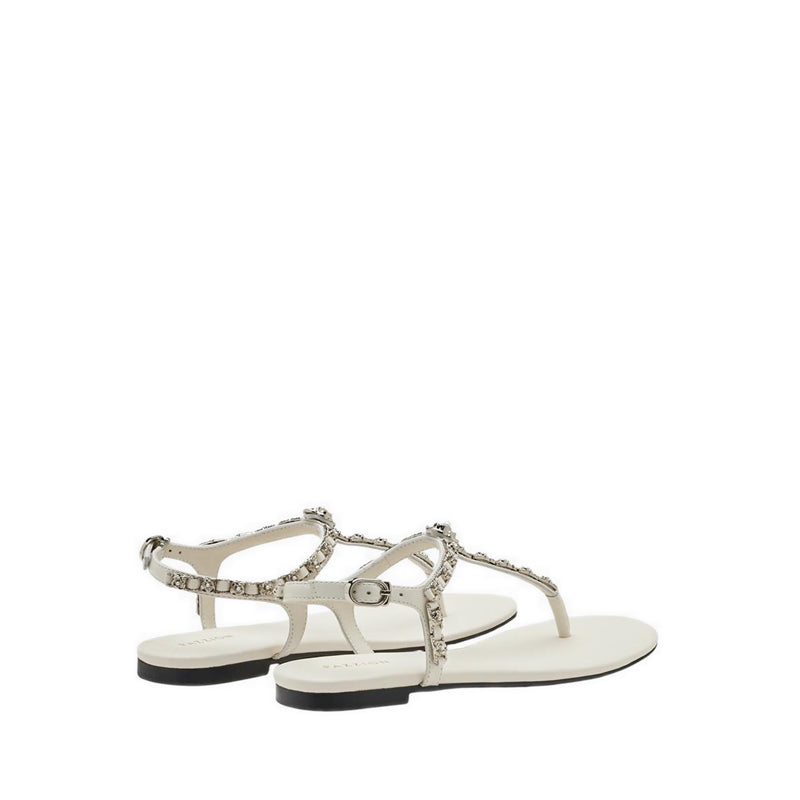 Women's Camelia Embellished T-bar Sandals - Beige