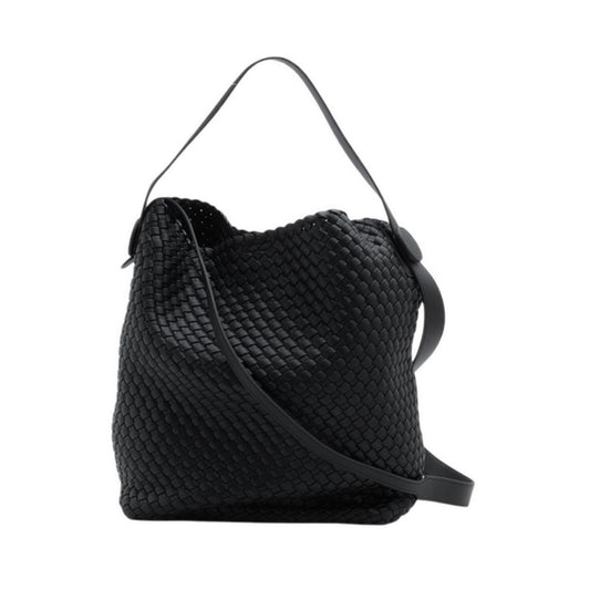 Pazzion Women's Cara Woven Bag - Black