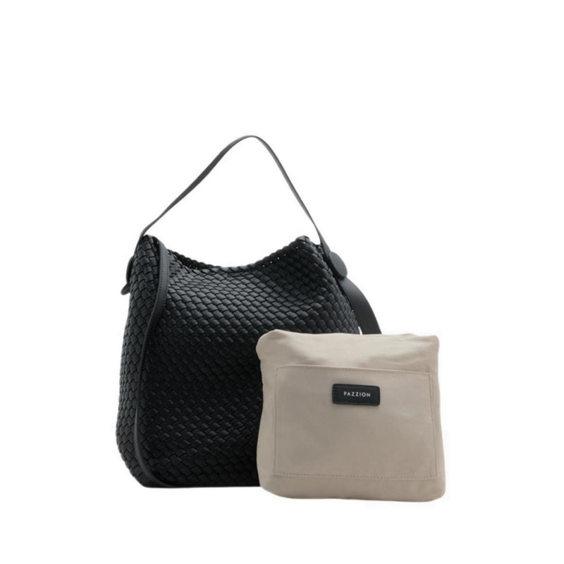 Pazzion Women's Cara Woven Bag - Black