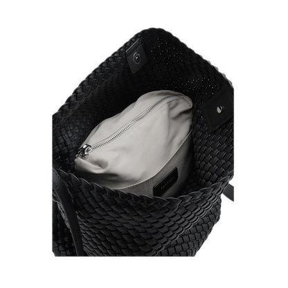 Pazzion Women's Cara Woven Bag - Black