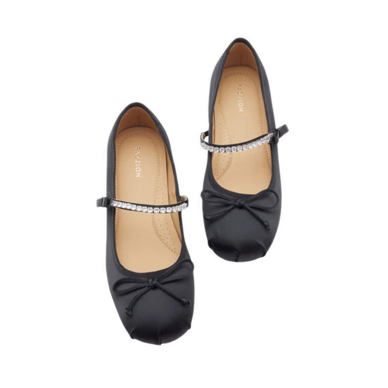 Women's Codi Crystal-Embellished Bow Mary Janes - Black