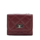 Pazzion Women's Deirdre Quilted Leather Wallet - Maroon