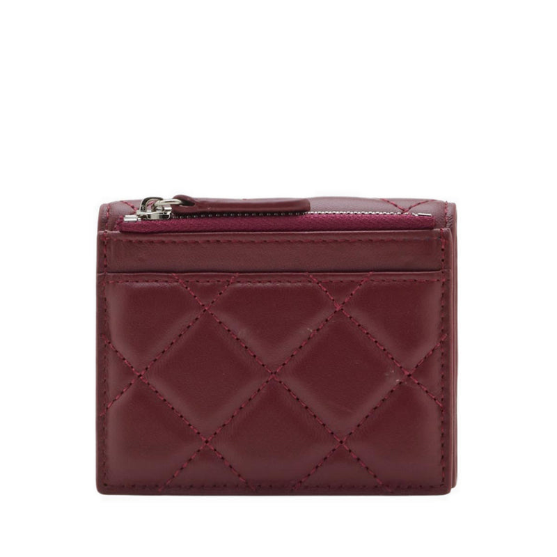 Pazzion Women's Deirdre Quilted Leather Wallet - Maroon
