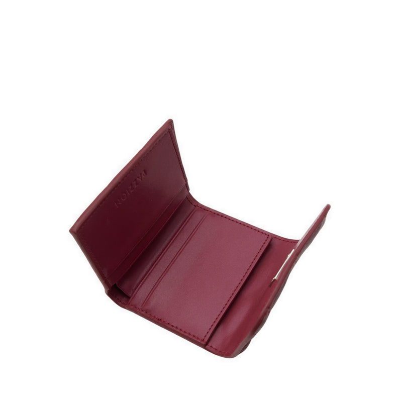 Pazzion Women's Deirdre Quilted Leather Wallet - Maroon