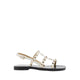 Diane Studded Slingback Slides - Beige