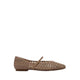 Pazzion Women's Dovira Woven Embossed Flats - Natural