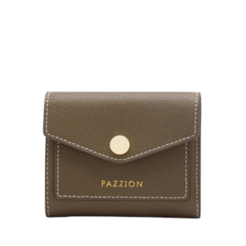 Elle Compact Wallet - Khaki