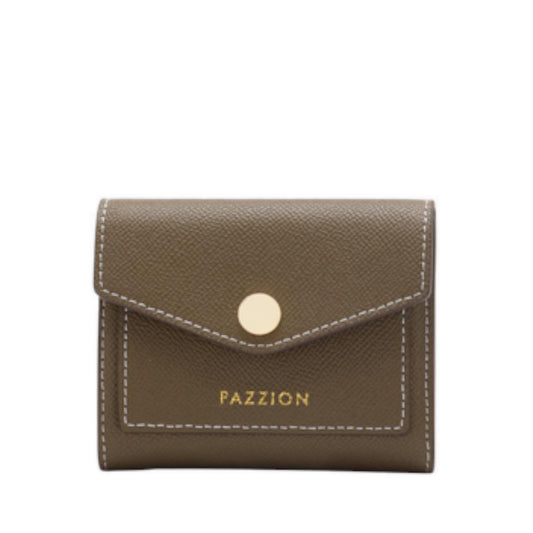 Elle Compact Wallet - Khaki
