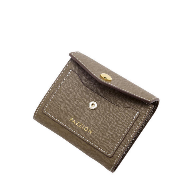 Elle Compact Wallet - Khaki