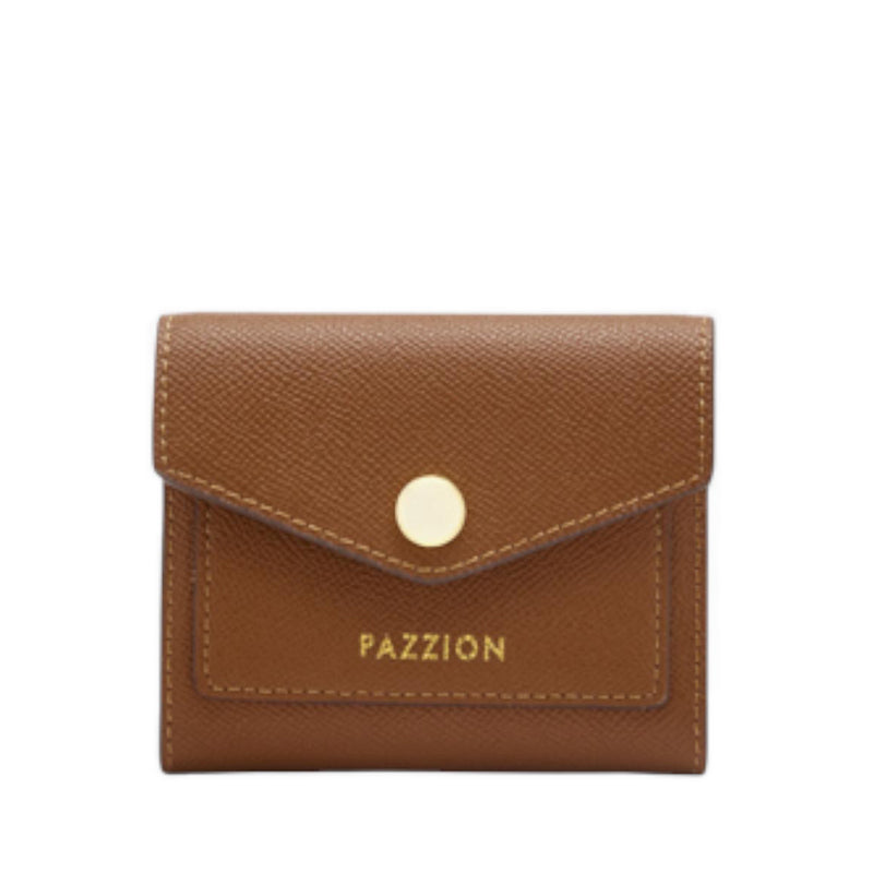 Elle Compact Wallet - Brown