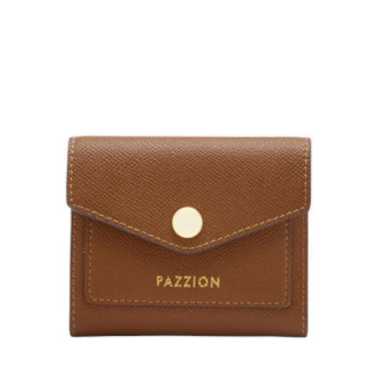 Elle Compact Wallet - Brown