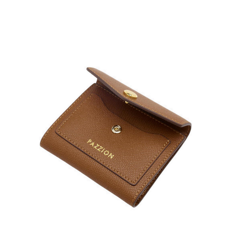 Elle Compact Wallet - Brown