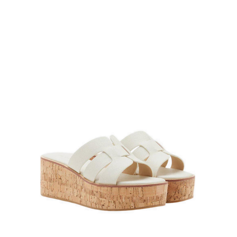 Elmira M.Ori Cage Wedges - Beige