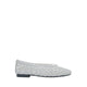 Enya Woven Bow Flats - White