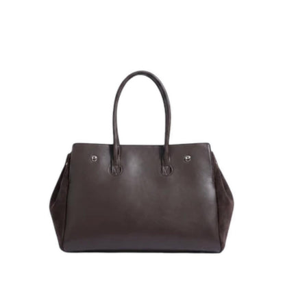 Pazzion Women's Erin Suede Shoulder Bag - Brown