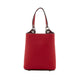 Pazzion Women's Estelle Leather Mini Bucket Bag - Red