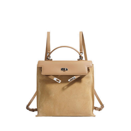 Pazzion Women's F9924D Backpack - Natural