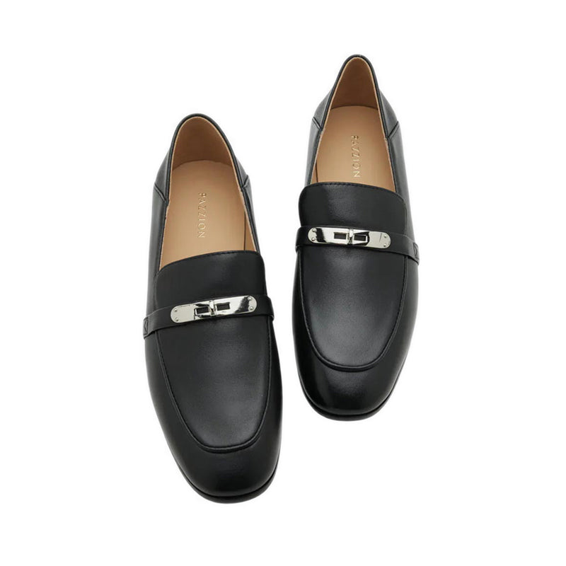 Pazzion Felicity Classic Loafers - Black