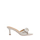 Women's Florivyn Bow Leather Kitten Heels - Beige