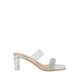 Pazzion Women's Freya Crystal Embellished Woven Sandal Heels - Silver