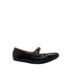 Pazzion Frieda Ruched Patent Mary Janes - Black