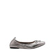 Pazzion Gia Bow Square Toe Flats - Grey