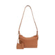 Women's Giovanna Slouchy Leather Shoulder Bag - Camel