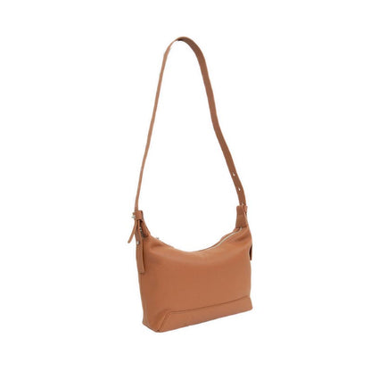 Women's Giovanna Slouchy Leather Shoulder Bag - Camel