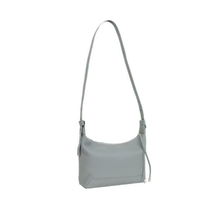 Women's Giovanna Slouchy Leather Shoulder Bag - Grey