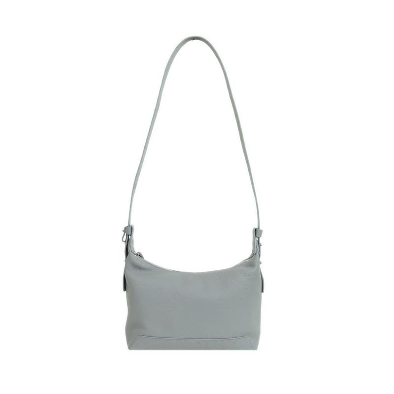 Women's Giovanna Slouchy Leather Shoulder Bag - Grey