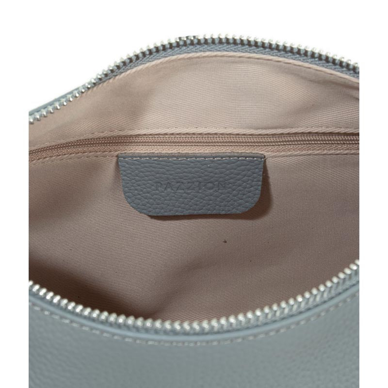 Women's Giovanna Slouchy Leather Shoulder Bag - Grey