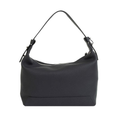 Women's Giovanna Slouchy Leather Shoulder Bag - Black