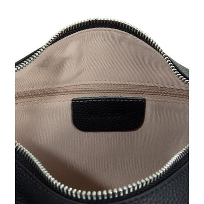 Women's Giovanna Slouchy Leather Shoulder Bag - Black