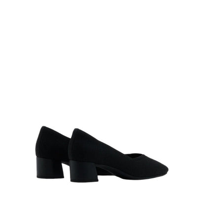 Glenda Flyknit Low Heels - Black