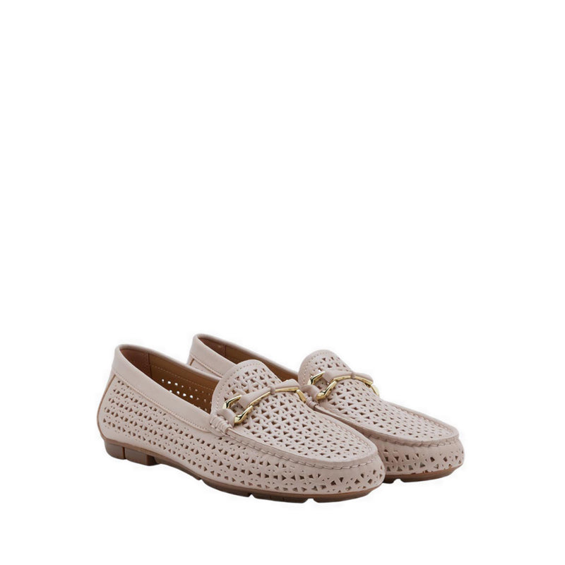 Women's Haider Woven Perforated Moccasins - Pink