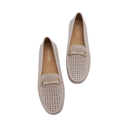 Women's Haider Woven Perforated Moccasins - Pink
