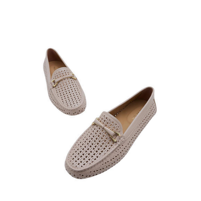 Women's Haider Woven Perforated Moccasins - Pink
