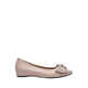 Pazzion Women's Halisse Diamante Bow Leather Flats - Pink